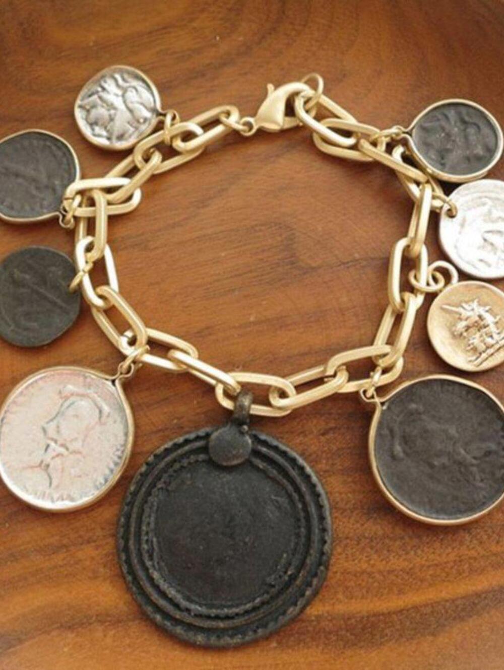 Anthropologie Around the World Charm Bracelet